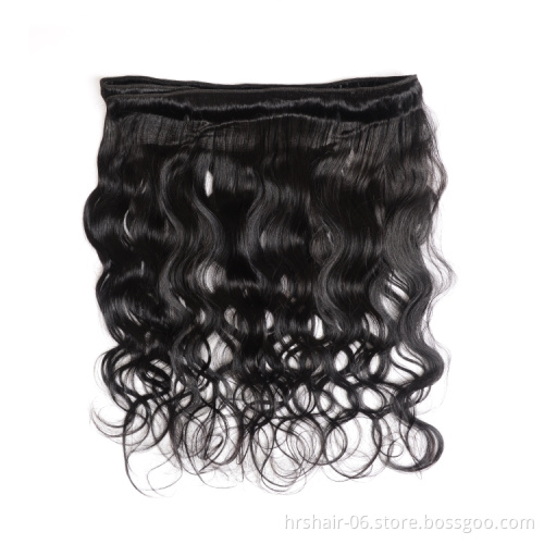 Weekly deal 100% virgin brazilian body wave natural hair extensions raw cambodian hair